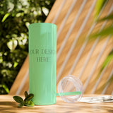 Skinny Tumbler with Straw, 20oz