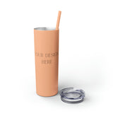 Skinny Tumbler with Straw, 20oz