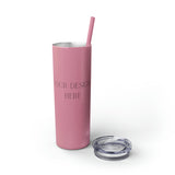 Skinny Tumbler with Straw, 20oz