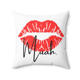 Muah Polyester Square Pillow