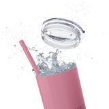 Skinny Tumbler with Straw, 20oz