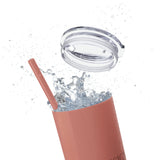 Skinny Tumbler with Straw, 20oz