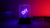 Acrylic Engraved Led Lamp